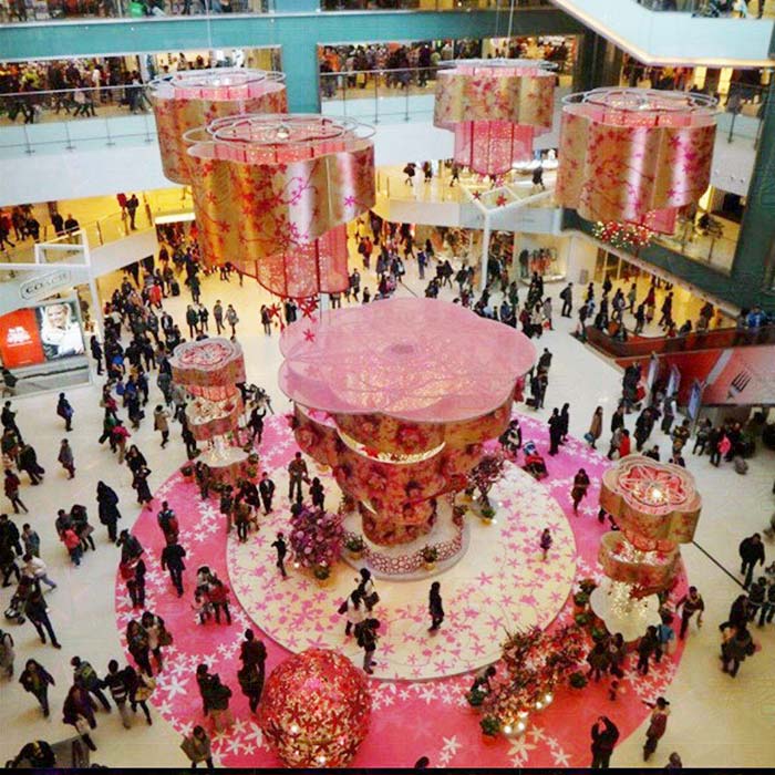 中秋节中庭吊饰