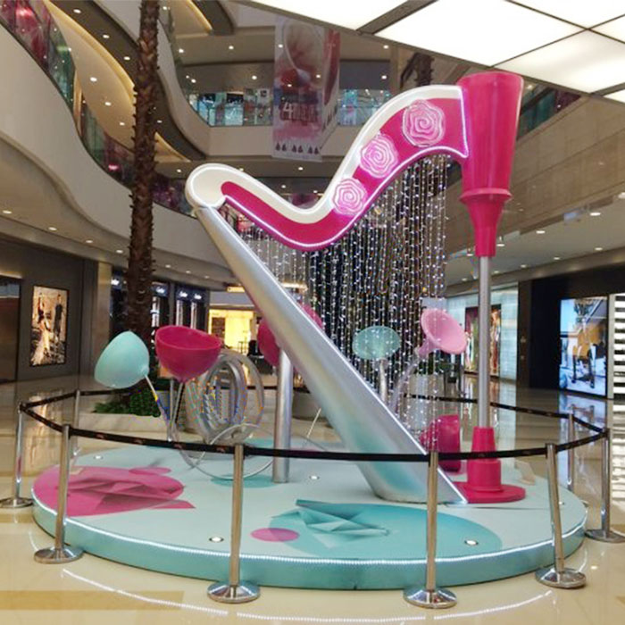 圣诞圆弧门装饰