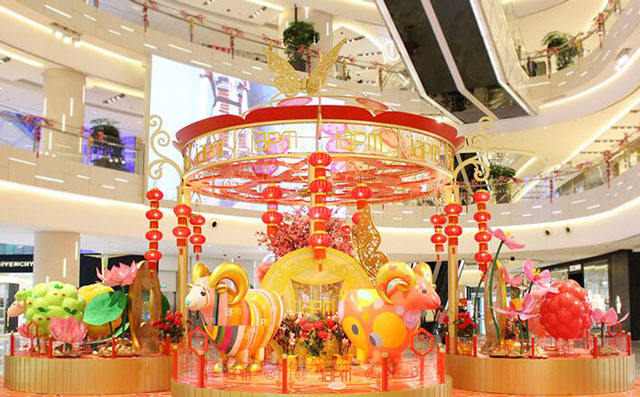 春节商场装饰