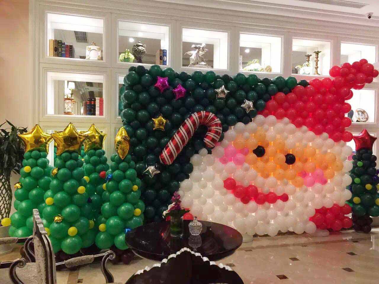 圣诞节圆弧门装饰