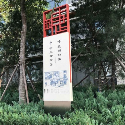 学校导视牌