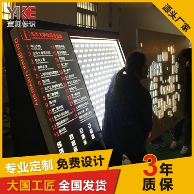 学校导视牌