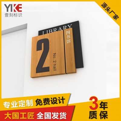 学校导视牌