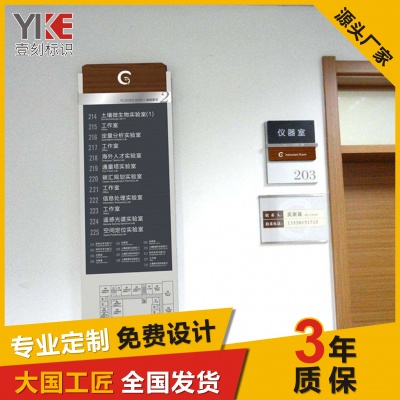 学校导视牌