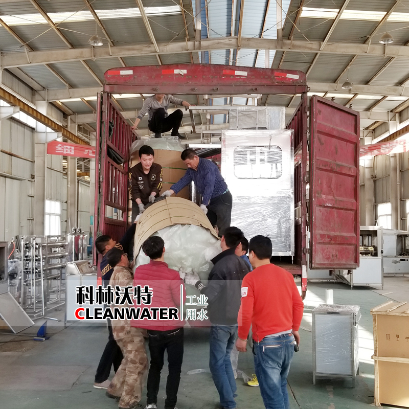 【發貨】6噸300桶全套桶裝水生產線設備