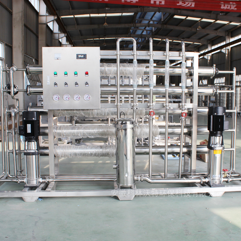 2噸雙級全不銹鋼純凈水設備