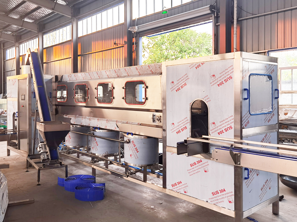 600桶灌裝機生產線