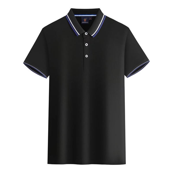 8833款 棉滌細珠間色POLO衫