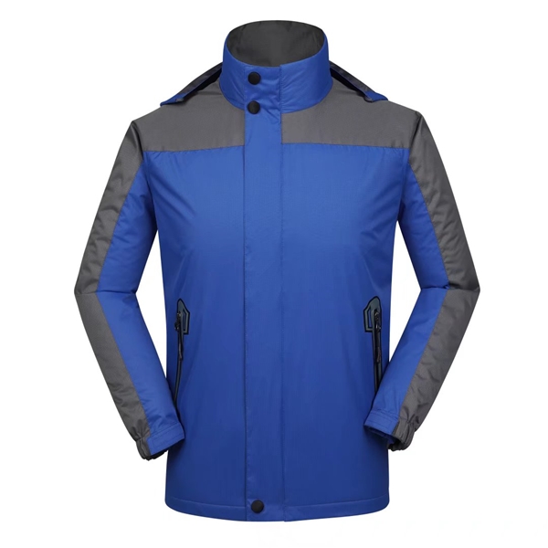 603款#加厚搖粒絨雙層沖鋒衣-彩蘭