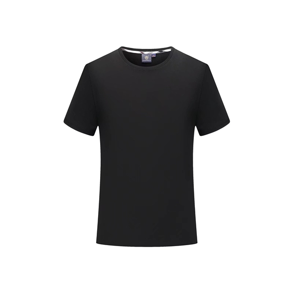 207#洗水棉T恤-黑色