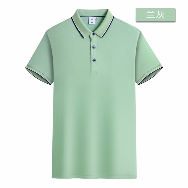 99213款精棉POLO衫-蘭灰款