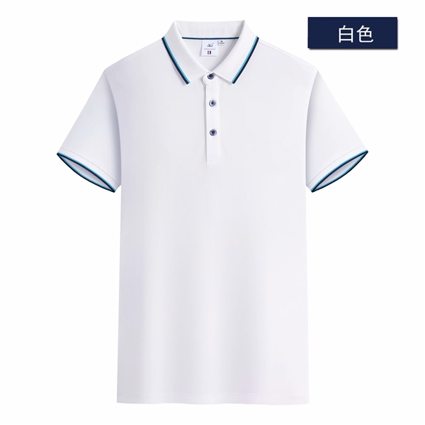 99213款精棉POLO衫-白色款
