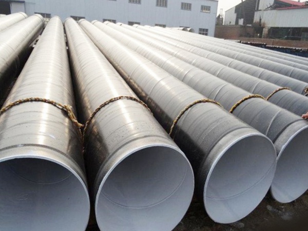 Double-sided submerged arc spiral steel pipe