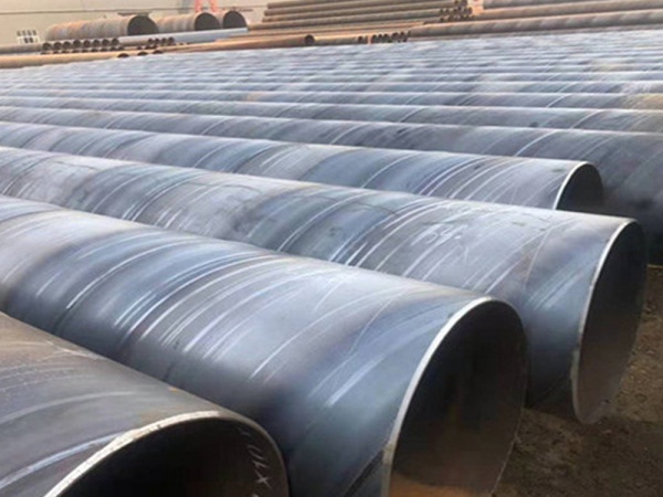 Double-sided submerged arc spiral steel pipe