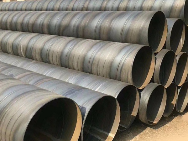 Double-sided submerged arc spiral steel pipe