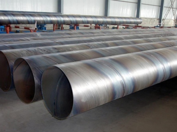 Double-sided submerged arc spiral steel pipe