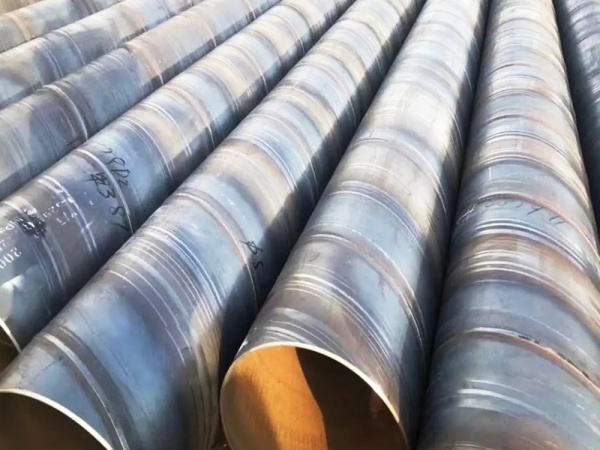Double-sided submerged arc spiral steel pipe