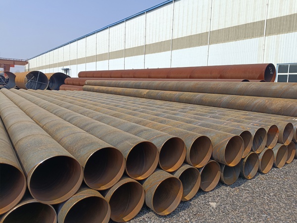 Double-sided submerged arc spiral steel pipe