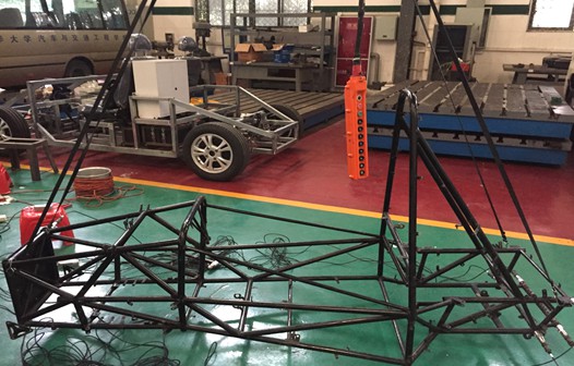 西华大学车架模态分析