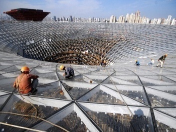 上海世博会世博轴在线监测