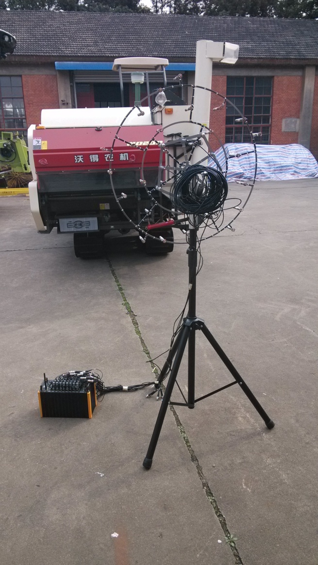 江苏大学收割机噪声源定位实验