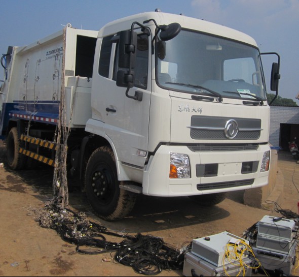 中联重科环保车垃圾压缩装置结构性能测试