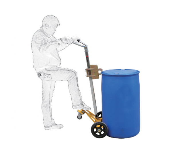 DE型机械式油桶搬运车