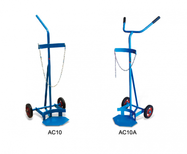简易型钢质气瓶推车