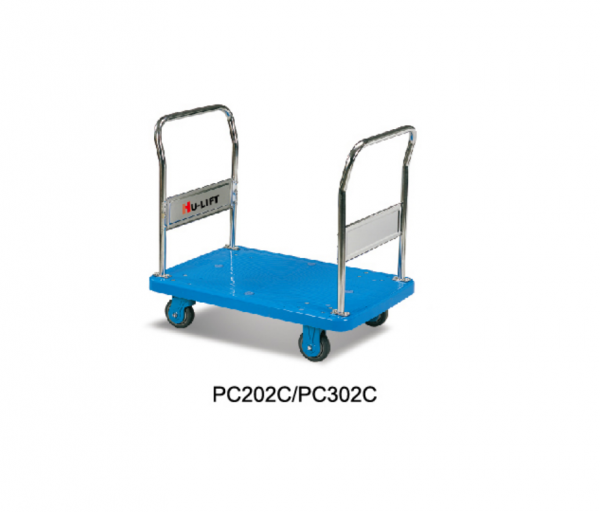 静音式塑料平板推车