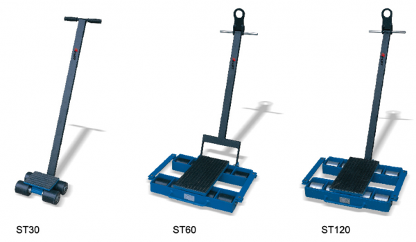 带操作杆式重型滑动轮