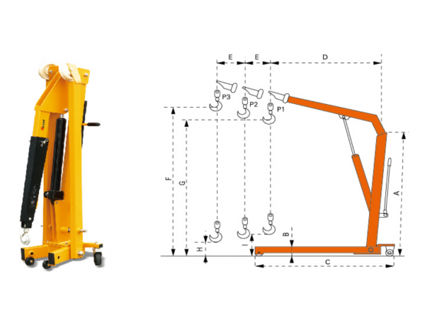 欧式重型单臂吊