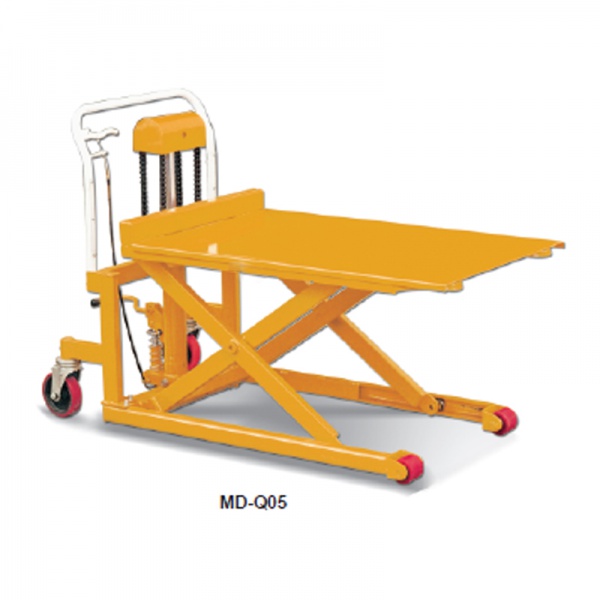 Pedal scissor lifting hydraulic handling (platform) vehicle MD-Q05/MD-R05/MD-Q10/MD-R10