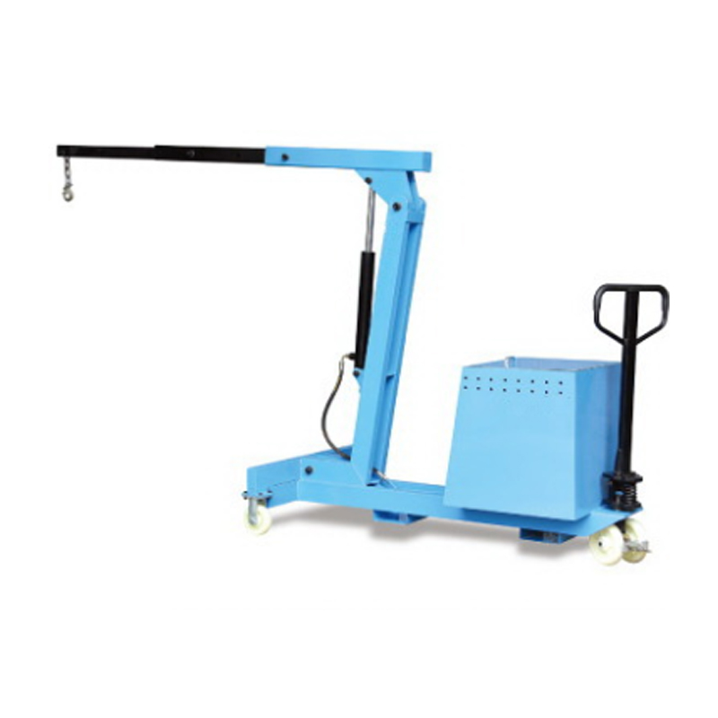 Semi electric counterweight single boom crane LH-T05