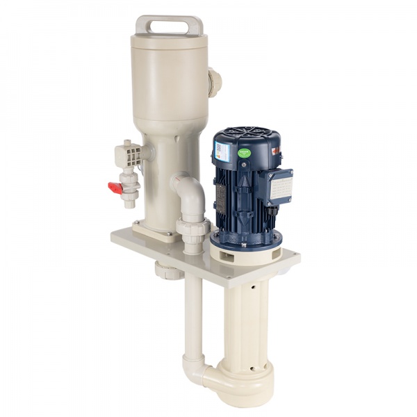 化学药液过滤机  MVK-R-1003 泵桶一体槽内立式过滤一体机