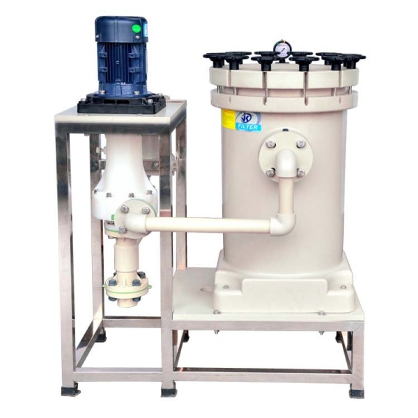 MKC无金属扣环法兰榨油机与桶身一体成型化学镍过滤机耐腐