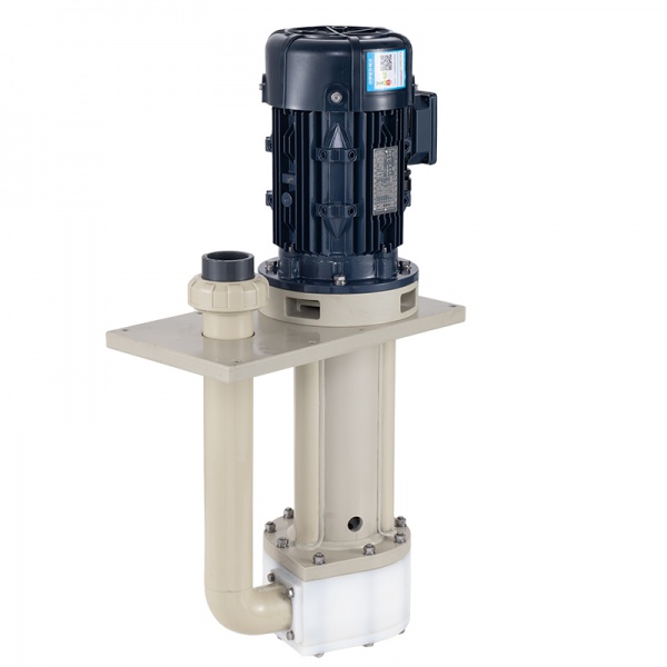 防腐蚀槽内立式泵 ys-P-40SP 一体成型耐酸碱喷砂泵