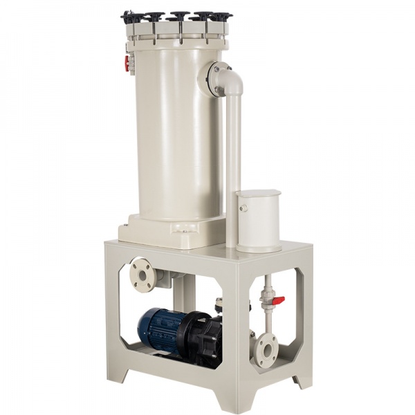 MK化学药液过滤机 PCB电镀化工 立式棉芯式过滤机