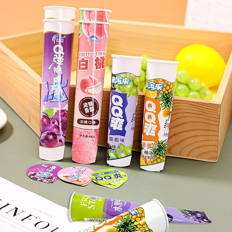 “擠著吃”系列雪糕盒