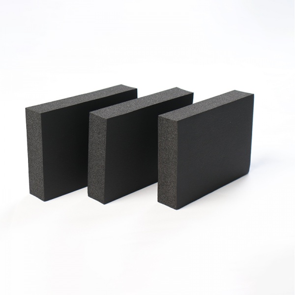 Rubber and plastic insulation board