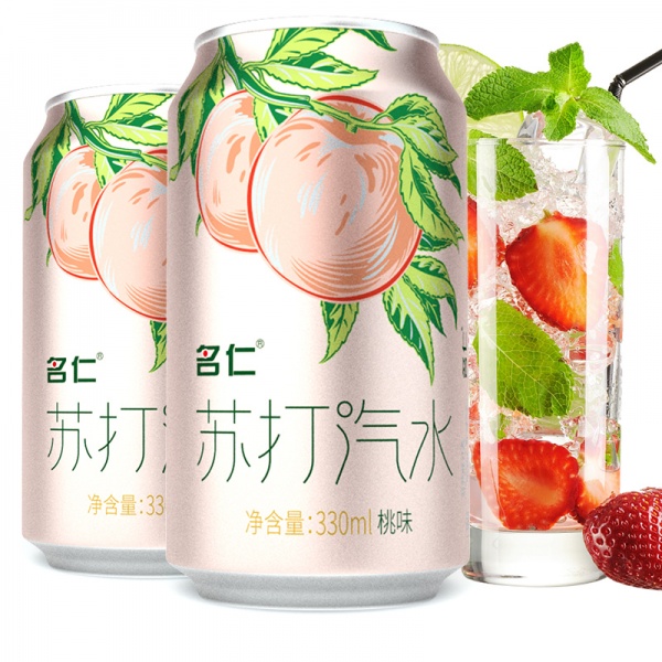 桃味蘇打氣泡水（罐裝）