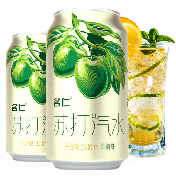 青梅蘇打氣泡水（罐裝）