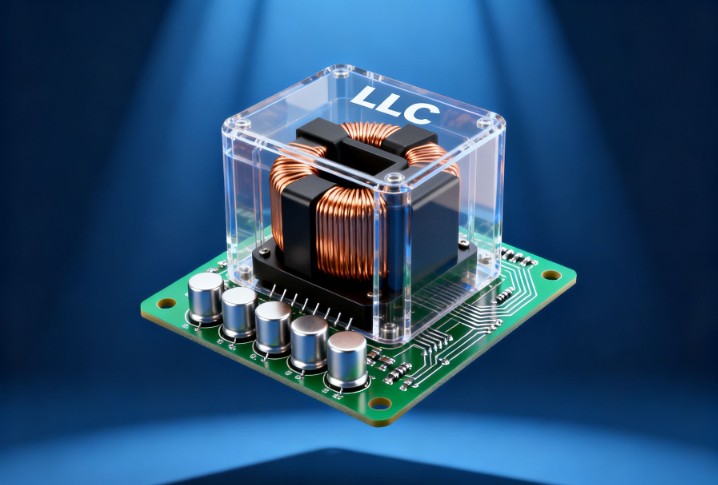 Systematically analyze the key technical points in LLC transformer design