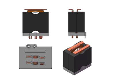 New Energy DC-DC Converter Magnetic Components