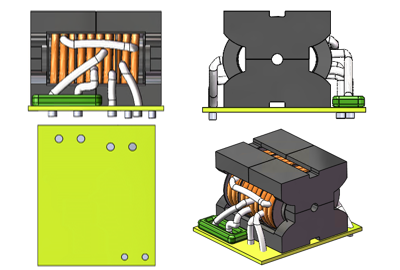  Non-bobbin type transformer