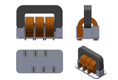  Flat winding type inductor