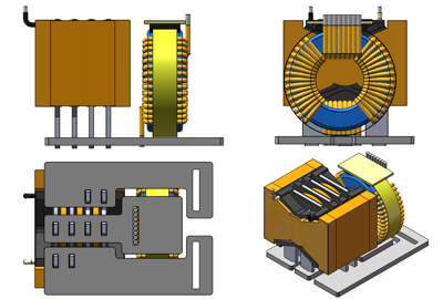 Planner structure type transformer