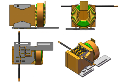 Planner structure type transformer