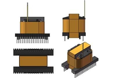  Bobbin PCB type transformer