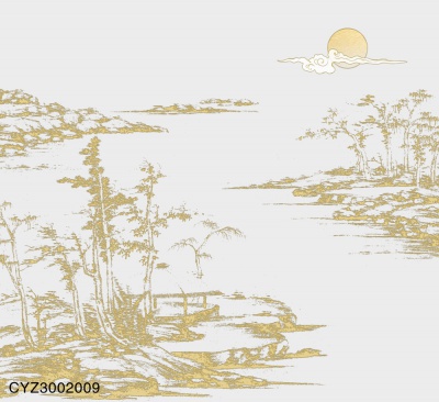 彩色山水圖 国宝｜山水図（水色巒光図）｜奈良国立博物館
