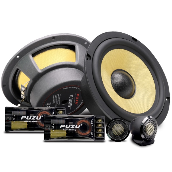 PUZU PZ6503S スピーカー PUZU PZ-6503S 2-way component car audio speaker with 180W